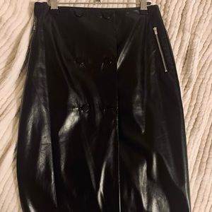 MARC by Marc Jacobs Faux leather skirt